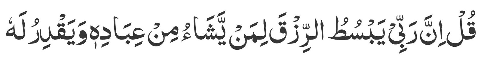 Qul-inna-Rabbee-yabsutur-ri